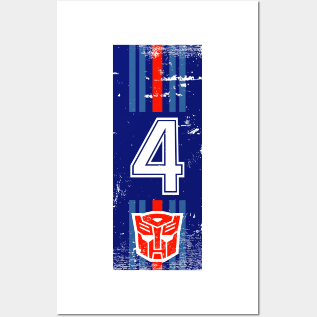 Autobot Jazz G1 Shield Transformer Wall Art by prometheus31